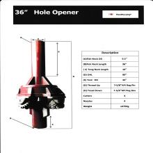 Hole Opener 36 in